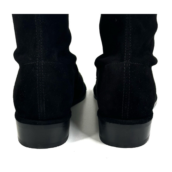 Stuart Weitzman Lowland Over-the-Knee Black Suede Boot Size 6.5B New $950 - Picture 7 of 14